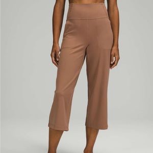 Lululemon NWT Align Wide Leg Super-High-Rise Crop *23" Cacao 0